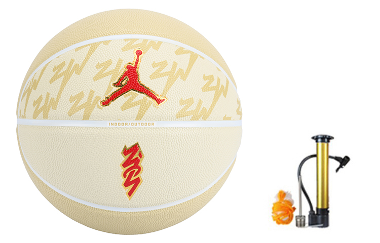 Nike Artificial Leather Basketball Gold White Size 7 Training