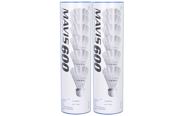 YONEX Mavis Collection M 600 Nylon Shuttlecock 6 Pack Nylon Everyday Shuttlecocks