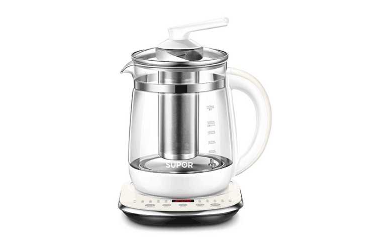 SUPOR Health Pot Home Office 1.5L Multifunctional Flower Teapot High Borosilicate Glass SW-15Y06