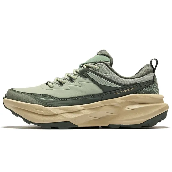 Erke Casual Shoes Men Low-Top Turquoise Green, Grayish Green