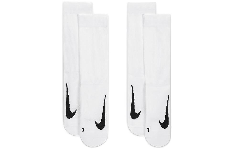 Nike Court Multiplier Cushioned Tennis Crew Socks 2 Pairs