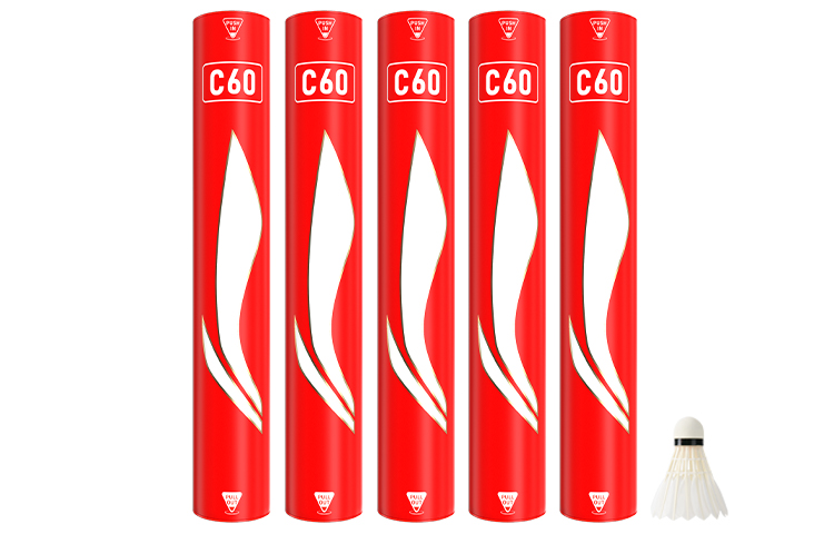 Li Ning C60 Duck Feather Shuttlecock 12 Pack CiGu Duck Feather Match Ball Shuttlecocks