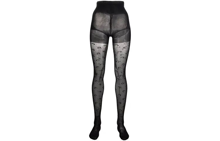 Marine Serre Pantyhose Women's Black