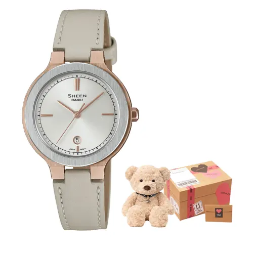 CASIO Women's SHEEN White Watch