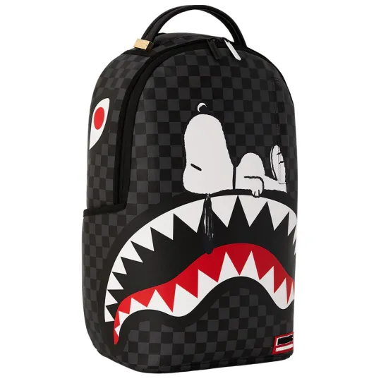 Sprayground x Peanuts Snoopy Sunday Chilling (DLXV) Backpack Black/Grey