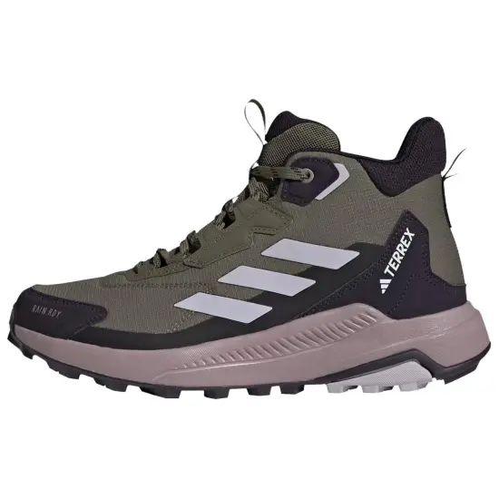 Adidas Terrex Hiking / Trekking Shoes Women's Mid-Top Olive/Silver