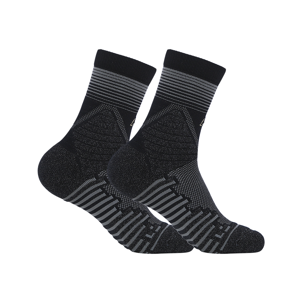 Li Ning Knee High Socks Unisex 2 Pack Black