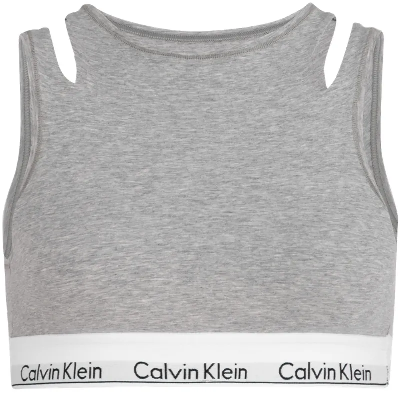 CALVIN KLEIN Bra Women's Coconut Gray