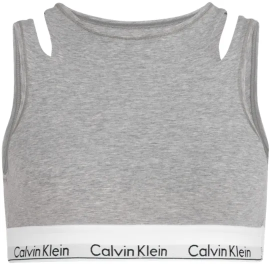 CALVIN KLEIN Bra Women's Coconut Gray