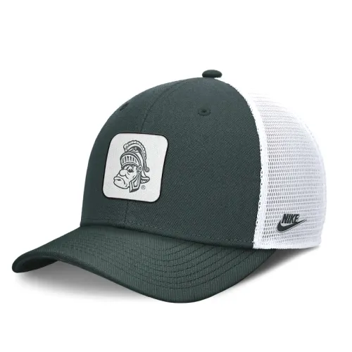 Nike Michigan State Spartans Legacy Rise Mascot Men's Nike College Trucker Adjustable Hat