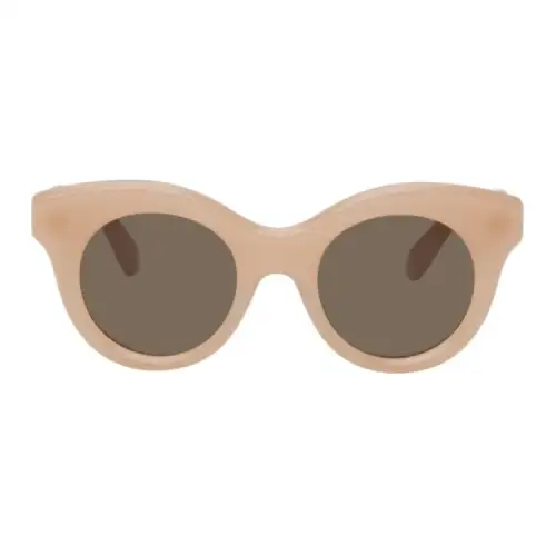 LOEWE Acetate Oval Sunglasses Women's Pink