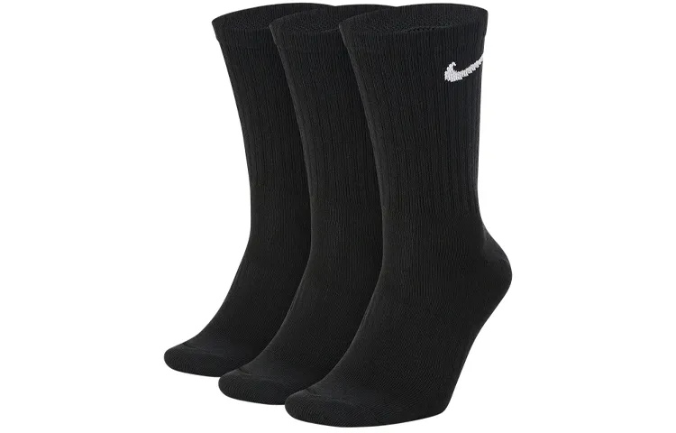 Nike Crew Socks All Unisex 3 Pack Black