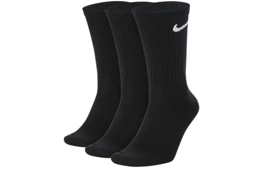 Nike Crew Socks All Unisex 3 Pack Black