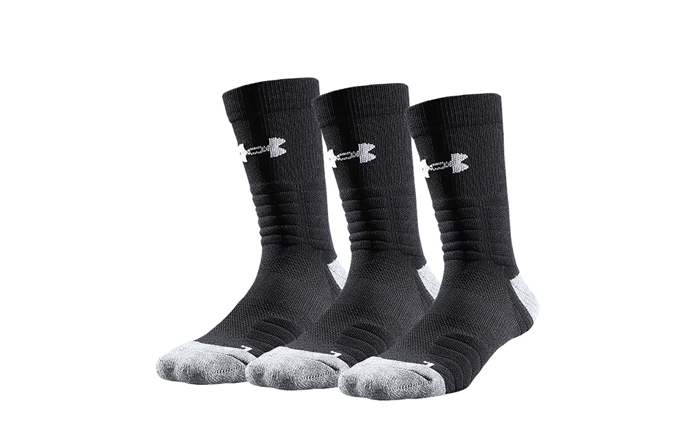 Under Armour Crew Socks Unisex 3 Pack Black
