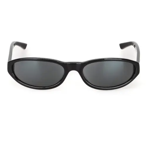 Balenciaga Acetate Oval Sunglasses Women's Black