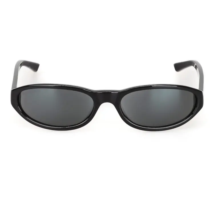 Balenciaga Acetate Oval Sunglasses Women's Black