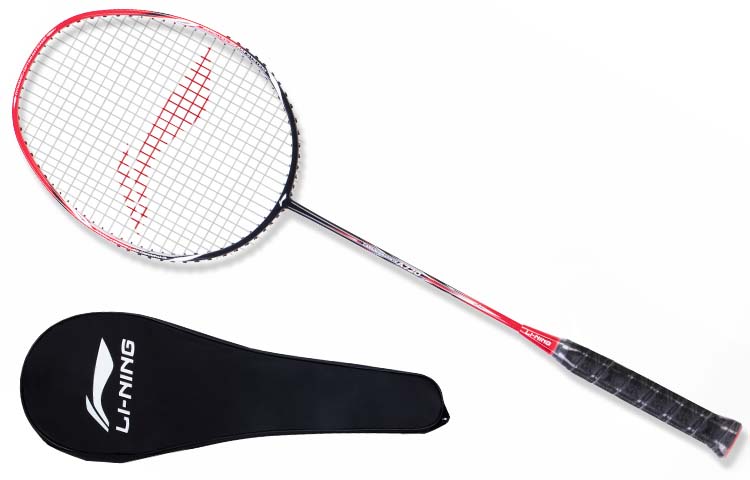 Li Ning Full Carbon Badminton Rackets Offensive Type Heavy Head, Stiff Shaft Entry level Approx. 675mm Single Racket