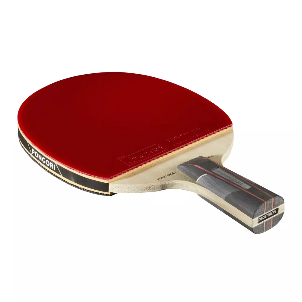 DECATHLON Ping Pong Paddles Unisex Penhold Grip+Shuttlecock Racket Cover