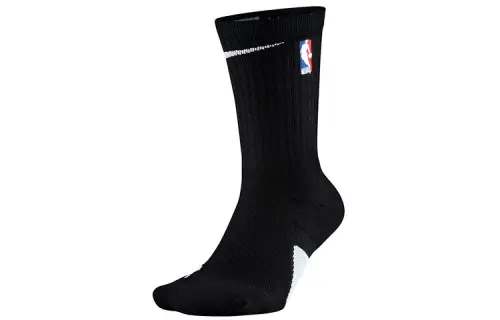 Nike NBA Elite Crew basketball mid-calf socks for men, 1 pair, black