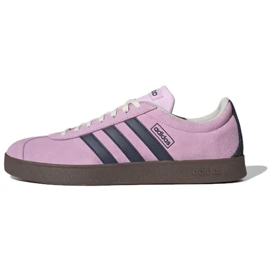 Adidas VL Court 2.0 Skateboard Shoes Unisex Low-Top Purple/Dark Navy Blue/Ivory