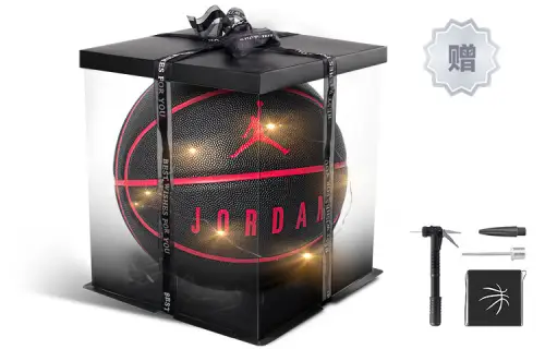 Jordan PU basketball Jordan's comeback 20th anniversary commemorative model, moisture wicking, black and red, size 7 training, same style for men and women