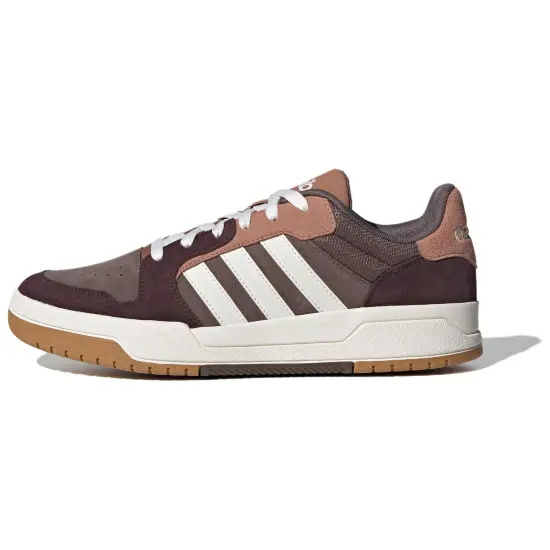 Adidas Entrap Skateboard Shoes Unisex Low-Top Brown White