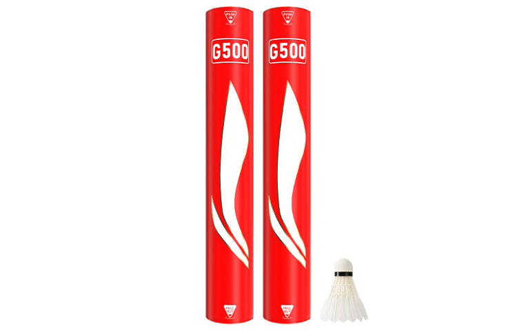 Li Ning G500 Goose Feather Shuttlecock 12 Pack Goose Feather Humped Goose Feather Professional Shuttlecocks