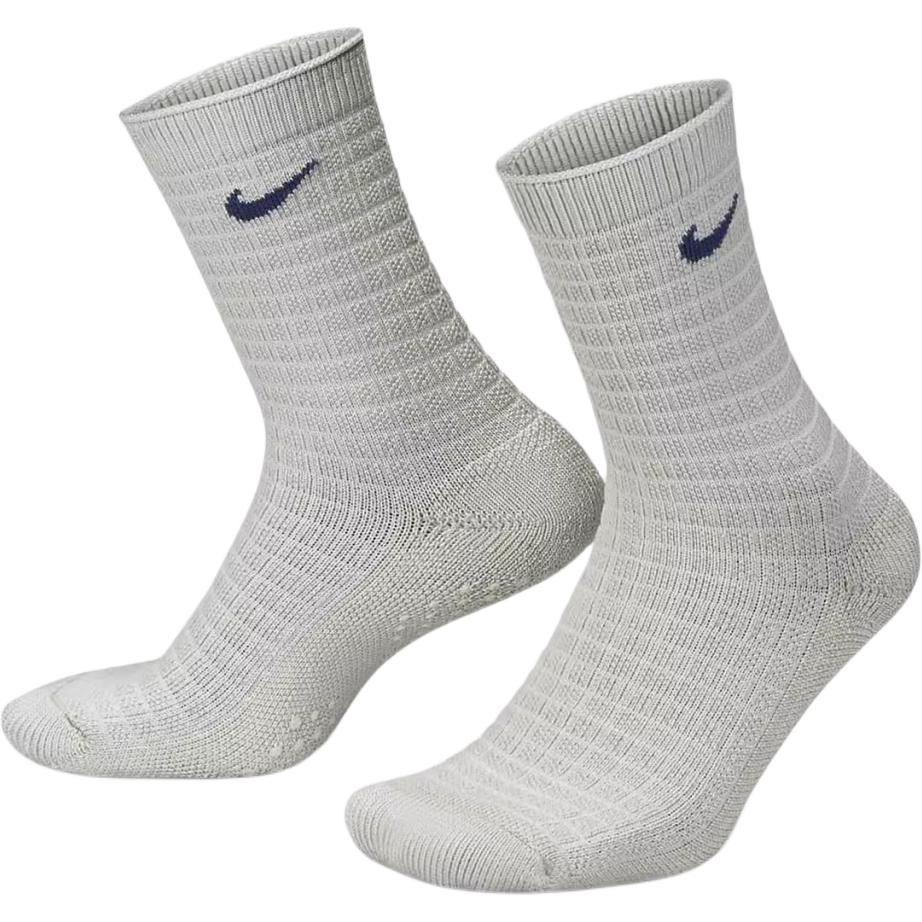 Nike FW23 Crew Socks Unisex 1 Pack Light Silver
