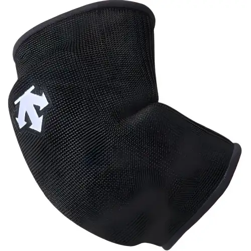DESCENTE volleyball durable, highly elastic, antibacterial, elbow pads black/white, same for men and women, basic protection