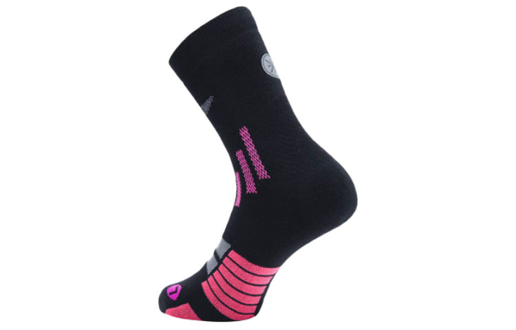 Li Ning Crew Socks Men’s 1 Pack Black Pink