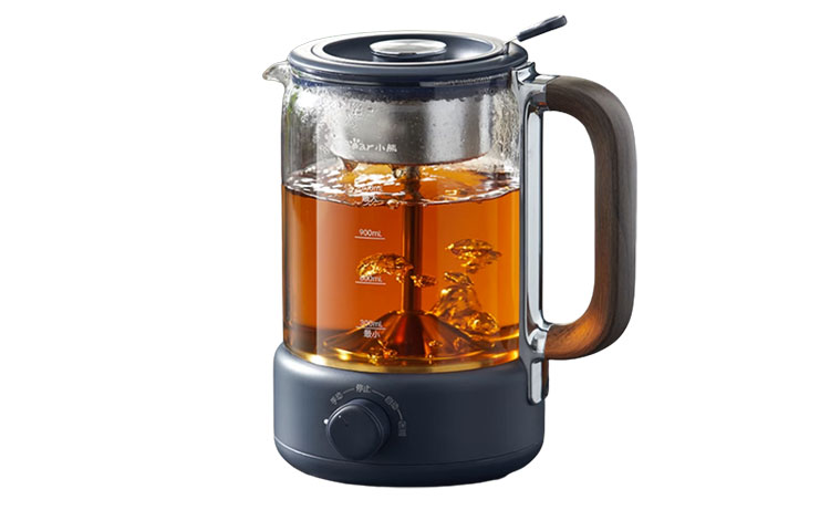 Bear Tea Maker Household Fully Automatic Steam Spray Electric Tea Stove Glass Teapot Insulated Tea Steamer 10105D12Z3001