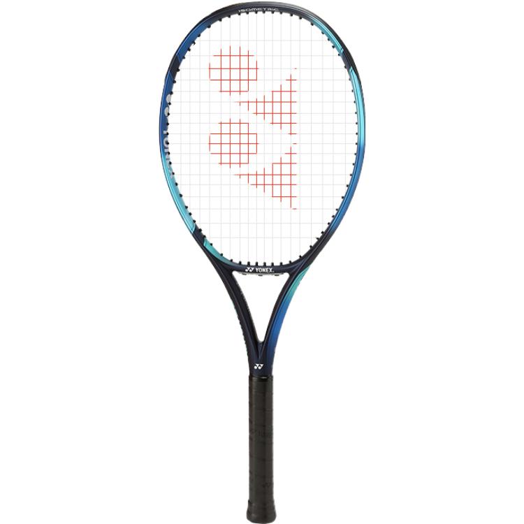 YONEX EZONE 07 FEEL 250g Racket Weight 102 Square Inches Head Size Sky Blue Unisex Full Carbon Tennis Rackets
