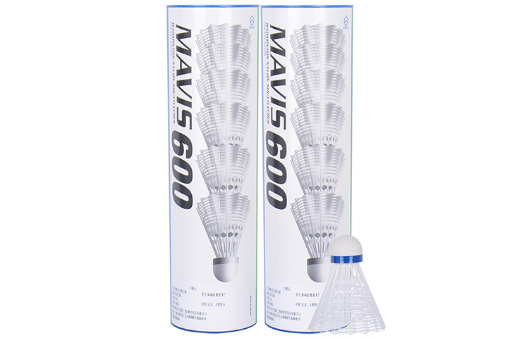 YONEX Mavis Collection M 600 Nylon Shuttlecock 6 Pack Nylon Everyday Shuttlecocks