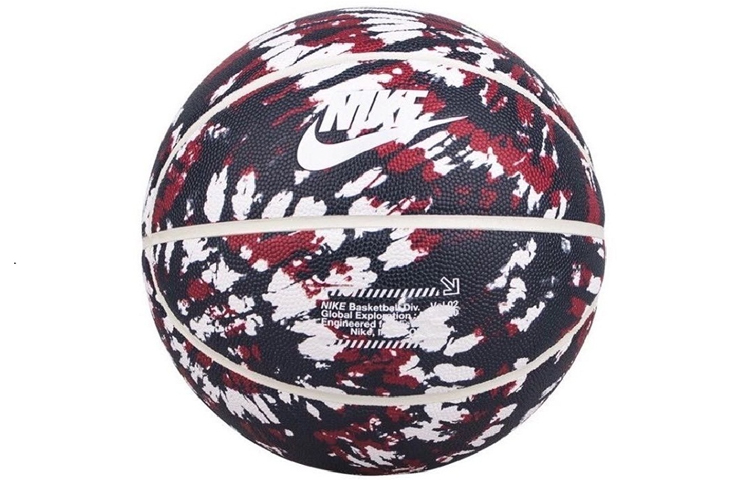 Nike Rubber Basketball Red Blue White Size 7 Ball Training Unisex