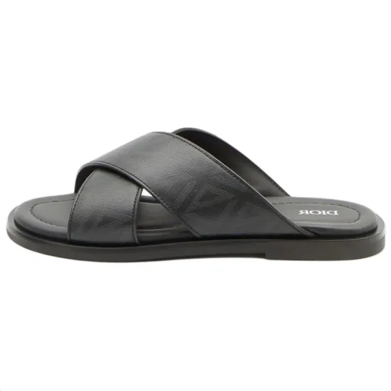 DIOR Slide Slippers Men's Black