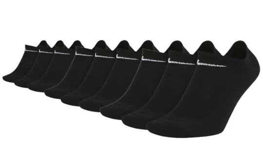 Nike Ankle Socks Unisex Combo Set 3 Pack Black