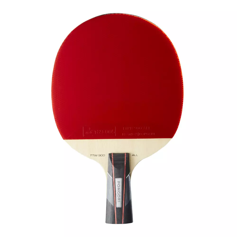 DECATHLON Ping Pong Paddles Unisex Penhold Grip+Shuttlecock Racket Cover