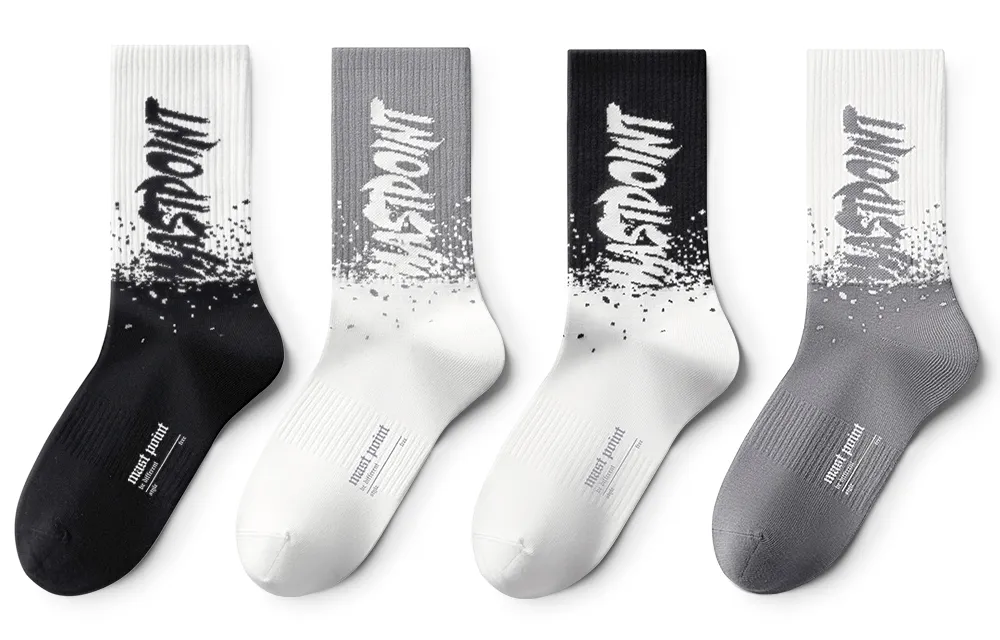 Mast Point Crew Socks Unisex 4 Pack