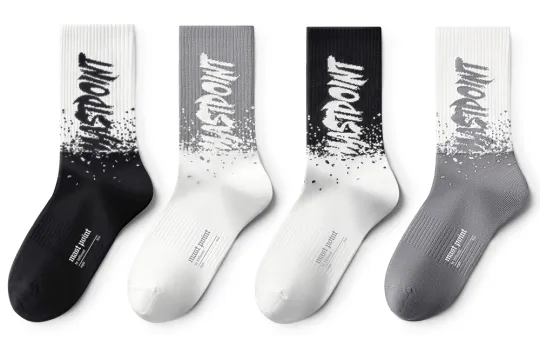 Mast Point Crew Socks Unisex 4 Pack