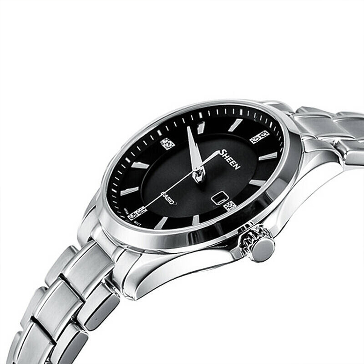 Женские часы Casio SHEEN (черные) — фото 3