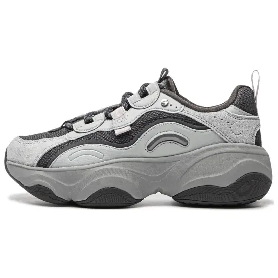 LINING Honey Series Casual Shoes Women's Low-Top Gray Black