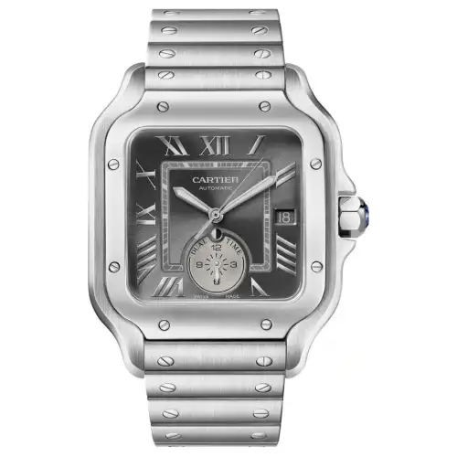 CARTIER SANTOS DE Automatic Mechanical Movement 100m Waterproof Men's Watches Watch 40.2*47.5mm Gray Dial