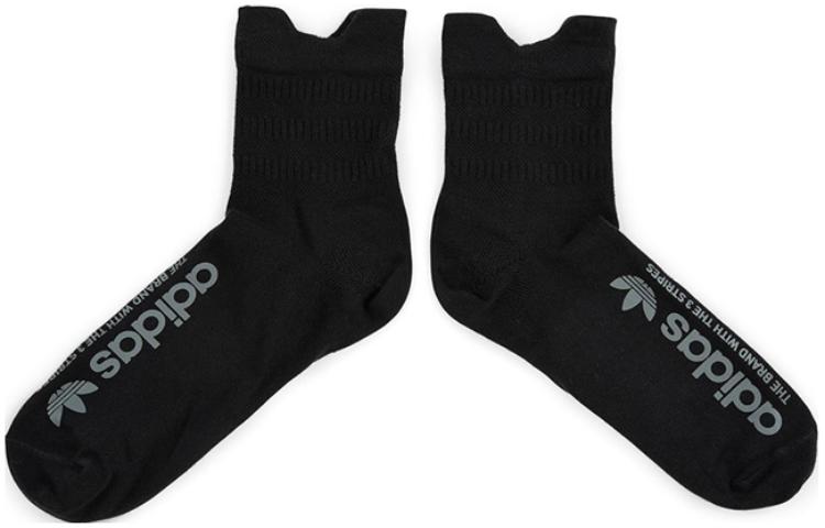 Adidas Originals Letter Print Crew Socks Men’s Black