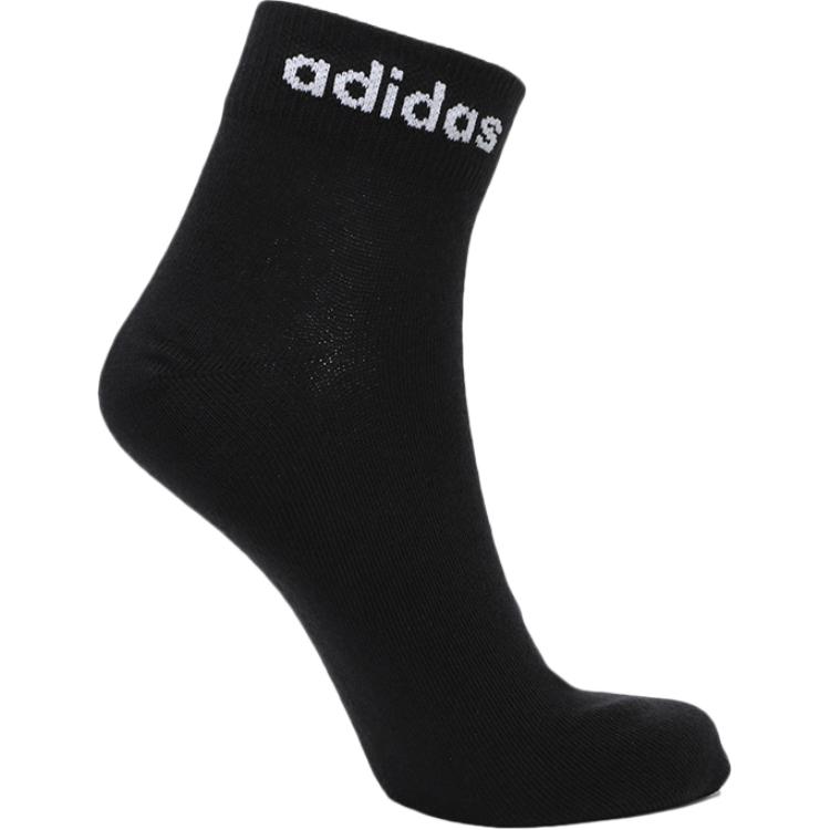 Adidas Neo Ankle Socks Unisex 3 Pack Black Couple’s