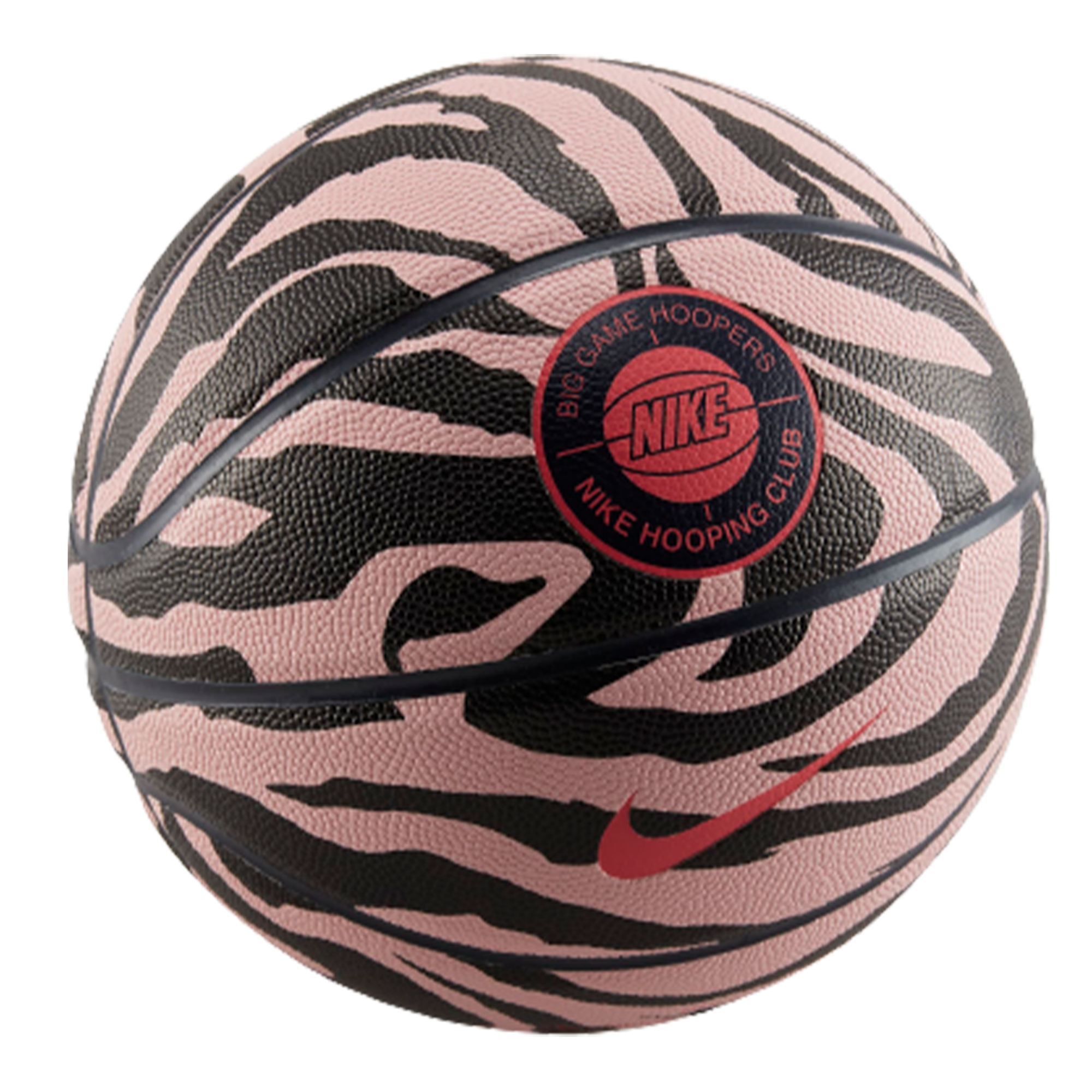 Nike Artificial Leather Basketball Black Pink Size 7 Ball Training Competition Unisex