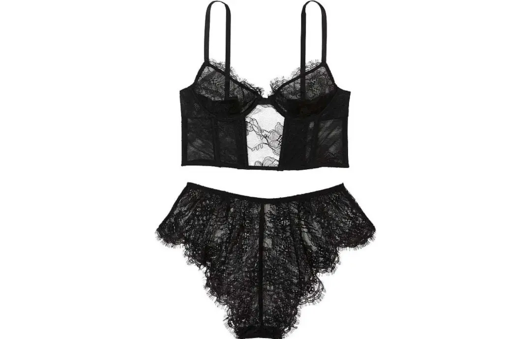 Victoria's Secret Underwear Set Women's Black