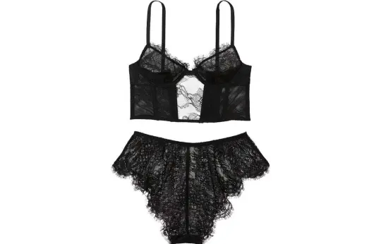 Victoria's Secret Underwear Set Women's Black