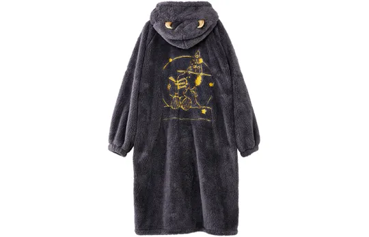 YSO x SNOOPY Sleep Robe Men's Dark Gray