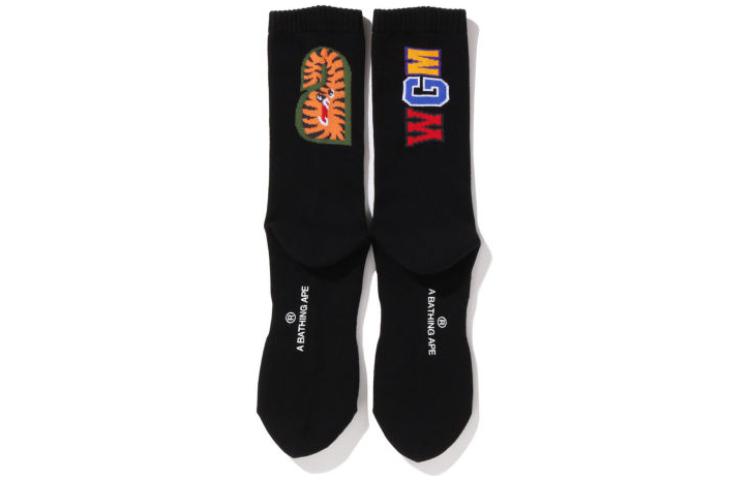 A BATHING APE Shark Series Knee High Socks All Unisex