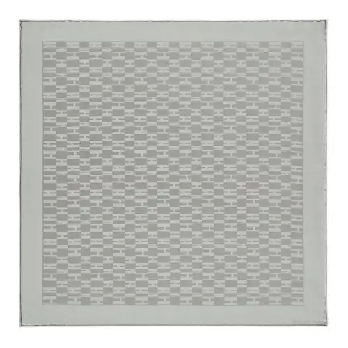 HERMES Silk Silk Scarves Men's Gray